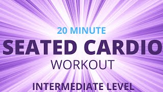 20minute Seated Cardio Dance Workout [upl. by Nylirem]