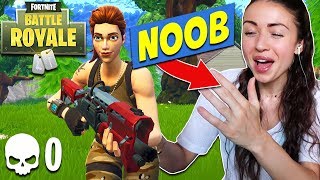 REACTING TO MY FIRST EVER FORTNITE GAME FUNNY [upl. by Mcgill]