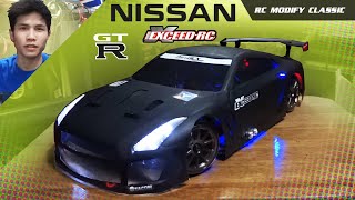 RC Modify 8 Part 2  NISSAN Skyline GTR R35 quotGodzillaquot LED  RC Car [upl. by Gaspard]