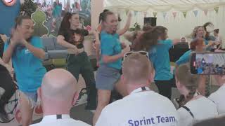 Great Flash Mob we did for Northumbrian Water at Newcastle Racecourse [upl. by Okemak]