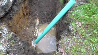 Part 2 Sewage job How a sewage pressure test is done [upl. by Mcclish]