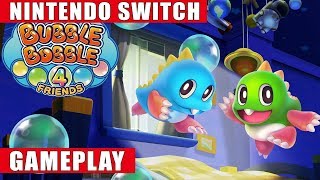 Bubble Bobble 4 Friends Nintendo Switch Gameplay [upl. by Schlessinger]