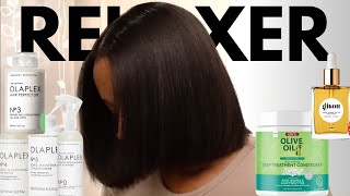 The PERFECT Olaplex Wash Day Routine on Healthy Relaxed Hair [upl. by Neeli]