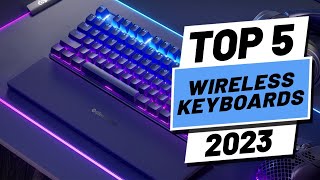 Top 5 BEST Wireless Keyboards of 2023 [upl. by Orferd]