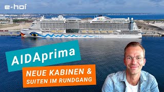 AIDA Cruises AIDAprima Rundgang mit neuen frischen Eindrücken von Bord [upl. by Kellen270]