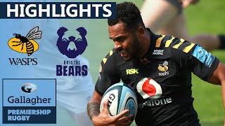 Wasps v Bristol Bears  14 Tries Shared Between PlayOff Rivals  Gallagher Premiership [upl. by Evangelia326]