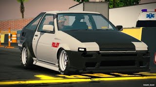 Gearbox Toyota AE86 Car Parking 414HP [upl. by Anitselec641]