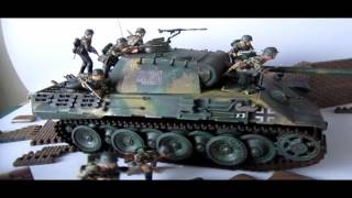 Tamiya 135 German Panzer grenadiers ww2 [upl. by Nnylarac]