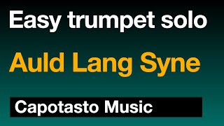 Auld Lang Syne  Trumpet sheet music [upl. by Yerac]