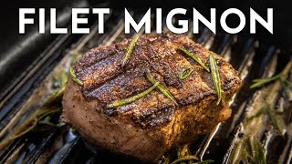 How to Cook Filet Mignon  5MINUTE RECIPE [upl. by Irab]