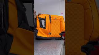 2022 Mercedes G500 BRABUS Design complete interior upholstery in Orange with Star Light Headliner [upl. by Newbold]