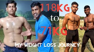 118 KG TO 71KG My Weight loss journey weightlossjourney fatburningexercise viralvideo [upl. by Gowon876]