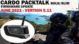 Cardo PACKTALK Firmware 511 the right WAY tutorial  tips REVIEW [upl. by Bonina]