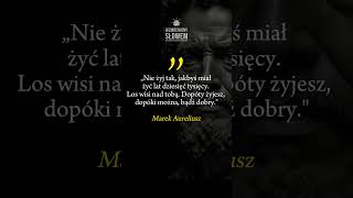 Cytat Dnia quotNie żyj tak jakbyś miał quot  Marek Aureliusz [upl. by Streeto]