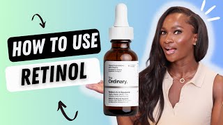 HOW TO USE THE ORDINARY RETINOL 1 IN SQUALENE [upl. by Memory]