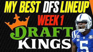 My Draft Kings WEEK 1 Strategy DFS 2024 Picks For Millionaire Maker [upl. by Uhayile]