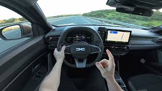 New Dacia DUSTER Full Hybrid 2024 Test Drive POV [upl. by Einotna]