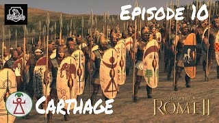 Carthage Total War Rome II Ep 10 A Successful Ambush [upl. by Alcinia491]