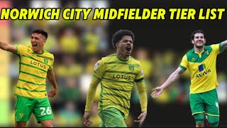 Norwich City Midfielder Tier List Our Biggest Tier List Yet Gabriel Sara Howson Nunez McLean [upl. by Ainahtan588]