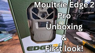 Moultrie edge 2 pro trail camera unboxing amp first look [upl. by Ahsien]