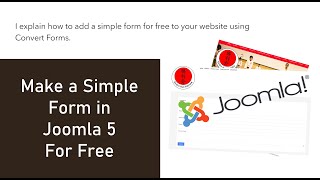 Add a form to your Joomla 5 website for free using Convert Forms [upl. by Nelsen]