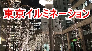 丸の内仲通りイルミネーション 東京都千代田区  丸の内仲通り、東京駅周辺、大手町仲通り [upl. by Lahcar352]