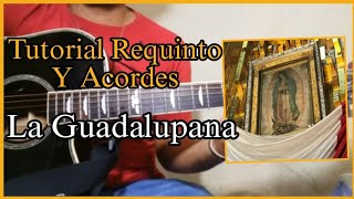 La Guadalupana  Tutorial de Guitarra  Requinto  Acordes [upl. by Federica]