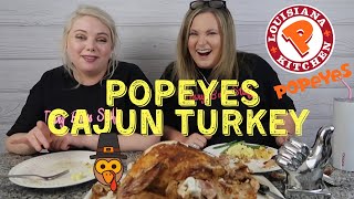 Popeyes Thanksgiving Turkey Review [upl. by Attehcnoc]