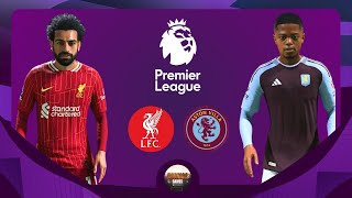 Liverpool X Aston Villa  Premier League  4K  PS5™ [upl. by Grondin378]