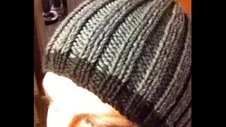 MAGLIA TUTORIAL COME FARE UN CAPPELLO DA UOMO A COSTE 2 2 parte 1 di 2 [upl. by Rheims20]