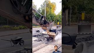 For reconstruction of roads you need this process to be done youtubeshorts heavyequiptment viral [upl. by Eihtur]