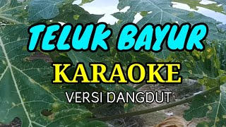 TELUK BAYUR  KARAOKE  VERSI DANGDUT [upl. by Noirad]