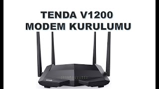 TENDA V1200 MODEM KURULUMU [upl. by Hanako260]