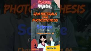 Raw materials for Photosynthesis Science  Class 10 Chapter 06 Part 03 Biology education ssc [upl. by Tiduj128]