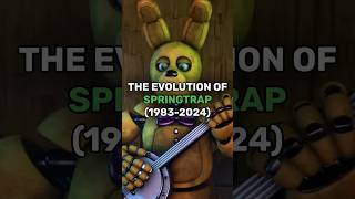 THE EVOLUTION OF SPRINGTRAP 19832024 short fnaf fnafedit [upl. by Yras]