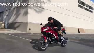 Red Fox Powersports Review 50cc SST Sports Motorcycle [upl. by Down]