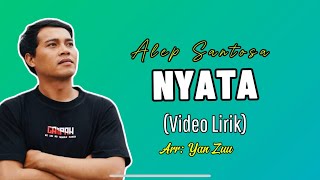 NYATA  Alep Santosa Official Lyric Video  SAC Project [upl. by Nita720]