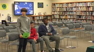 Winslow Township Middle School Geography Bee [upl. by Anaiek]