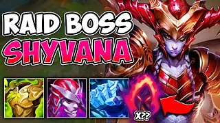 RAID BOSS SHYVANA BURNS THE ENEMIES ALIVE AND SCALES INFINITELY [upl. by Inessa]