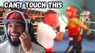 WATCH RYAN GARCIA MISSES EVERY PUNCH THROWN AT DEVIN HANEY SPARRING [upl. by Moulton]