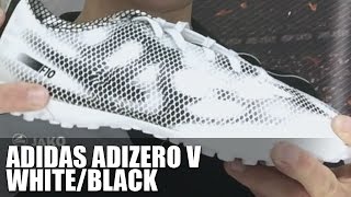 Adidas adizero V whiteblack  Gareth Bale  F10 football [upl. by Drislane]