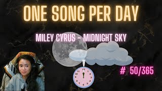 Miley Cyrus  Midnight Sky Cover by ArchiveE3  One Song Per Day 50365 [upl. by Anyaj]