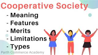 Cooperative Society Meaning features Merits amp Limitations Types Class 11th Business Studies CBSE [upl. by Alaehcim]