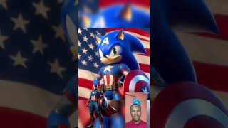 Superhero but Sonic 💥shorts marvel avengers ai dc superman [upl. by Bigot]