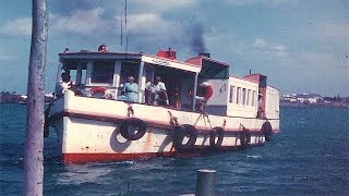 Bermuda Vacation 1950s  Laconia Ferry at Belmont Flying Boat Landing amp Queen of Bermuda [upl. by Eixid418]