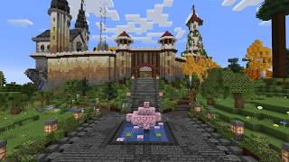 Lets Play Minecraft  54 Cherry Blossom Square [upl. by Lynde872]