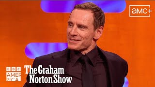 Michael Fassbender Plays Minimal Accordion 🪗 The Graham Norton Show  BBC America [upl. by Tegdig]