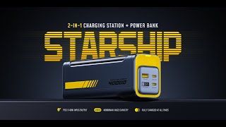 The Future Starship Worlds Most Powerful 2in1 40000mAh Portable Power Bank [upl. by Rednaeel]