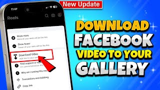 How to download videos from facebook 2024 Android amp iOS Download in your Gallery [upl. by Ravid346]