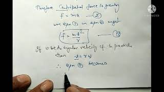 Centripetal Force Expression for Centripetal Force Class11 Ch5 Laws Of Motion [upl. by Willock520]